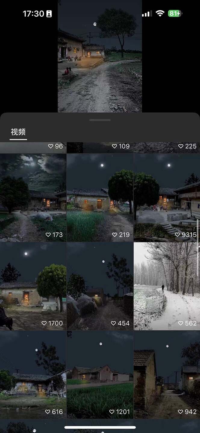（8568期）微信视频号乡村夜景痊愈在线课程：探索宁静之美的在线课程，一条龙实际操作游戏玩法（实例教程 素材内容 手机软件）
