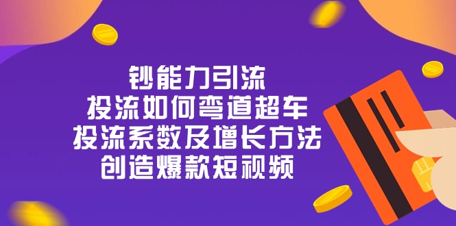 钞能力引流：投流弯道超车：领先市场的智慧选择，投流系数及增长方法，创造爆款短视频-20节